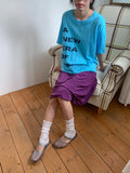 Noia Lettering Loose Fit Short Sleeve Tee