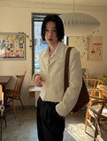 Lambus crop tweed jacket