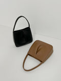 Pintuck Square Handbag