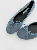 1090 Ribbon suede flat shoes (1 cm)