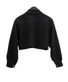 Suede Pocket Crop Jacket