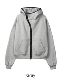 Liane Curved Brushed Hood Zip-Up