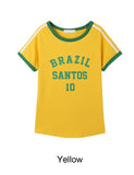 Elkie Ringer Track Short Sleeve T-shirt