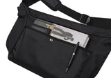 Cloud Smile Embroidery Cross Curved Messenger Bag