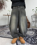 Bato Washed Balloon Denim Pants