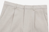 Belly wool wide slacks