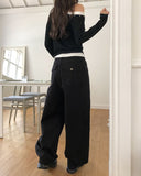 Toz Back Pocket Cotton Balloon Pants