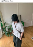 [BAONHAUS] Henkit Size Cotton Round Short Sleeve Tee
