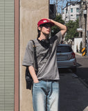 Los printing pigment short sleeve t-shirt