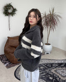 Sandy High Neck Cardigan