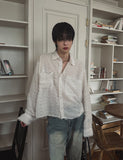 Ader Mohair Crop Shirt
