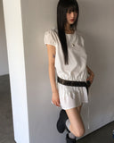 Yukia Rose Vintage Snap Leather Belt
