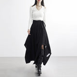 Prene Flared Wrap Skirt