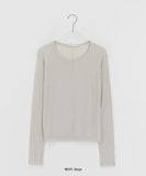 Singer Cut Round Long Sleeve Tee