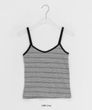 Niero Stripe Tencel String Sleeveless