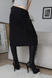 Hats Line Midi Skirt
