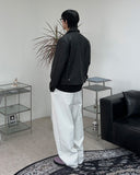 Lian Pintuck Wide Denim Pants