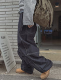 Raon Dart Non-Fade Balloon Denim Pants