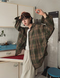 Oroff check overshirt