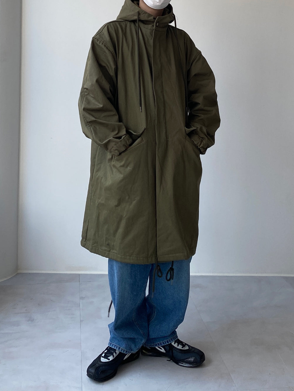 KOOLOSET】Military Long Hood Field Parka