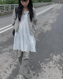 Mohi Lace Layered Long Sleeveless