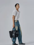 Real point brush denim