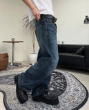 Derif Wrinkle Washed Denim Pants