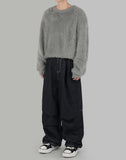 knick pintuck denim pants