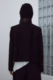wool terry bookle tweed jacket