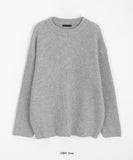 Konho basic lambswool knit -Wool 50