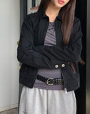 [MADE] Bader Eyelet Cut Collar Washed Cotton Jacket