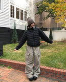 Fog Double Zipper Hooded Lightweight Padding