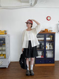 Gyubol Denim Banding Tiered Skirt
