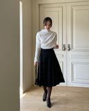 Shumare Pearl Knit Flare Skirt
