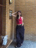 sticky knit halter sleeveless