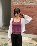 Bucker Gauze Linen Hood Long Sleeve Shirt