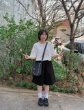 [BAONHAUS] Senin Dot Banding Bermuda Pants