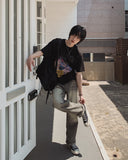 Demo Washing Gray Denim Pants