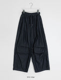 [unisex] Orihi Non-Fade Banding Wide Denim Pants