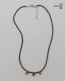 Vintage Stone Gemstone Droplet Bead NC