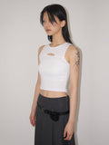 CUTTING CROP SLEEVELESS