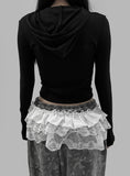 Northern lace wrap skirt