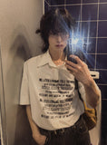 [LAN ARCHIVE] Lettering Short Sleeve Shirt