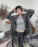 GL flannel check shirt