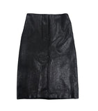 Leather Midi Skirt