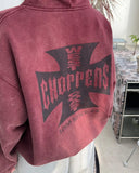 Sender Vintage Brushed Hood Zip-Up