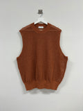 Net Linen Knit Vest