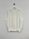 Net Linen Knit Vest