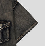 Warvid Muscle Fit Denim Shirt