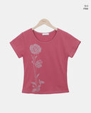 Yurem Rose Silver Short Sleeve T-shirt